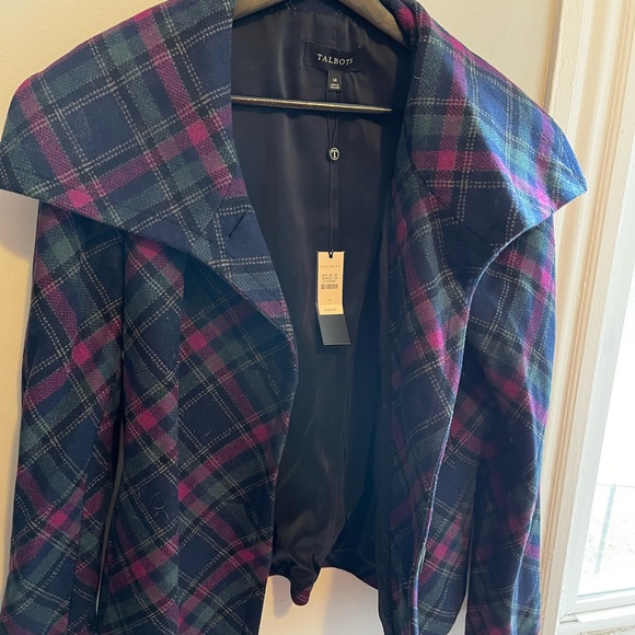 NWT Talbots Wool Plaid Jacket - Picture 2 of 5